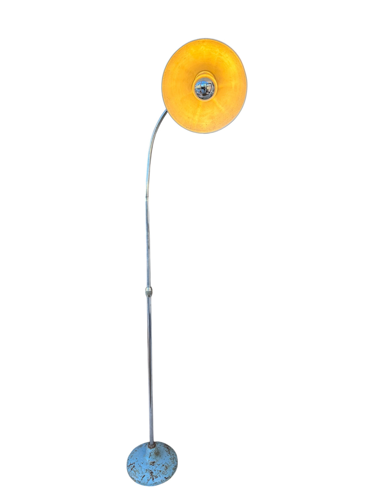 Original Diablo Maison Lanel Swan Neck Lamp, 1950