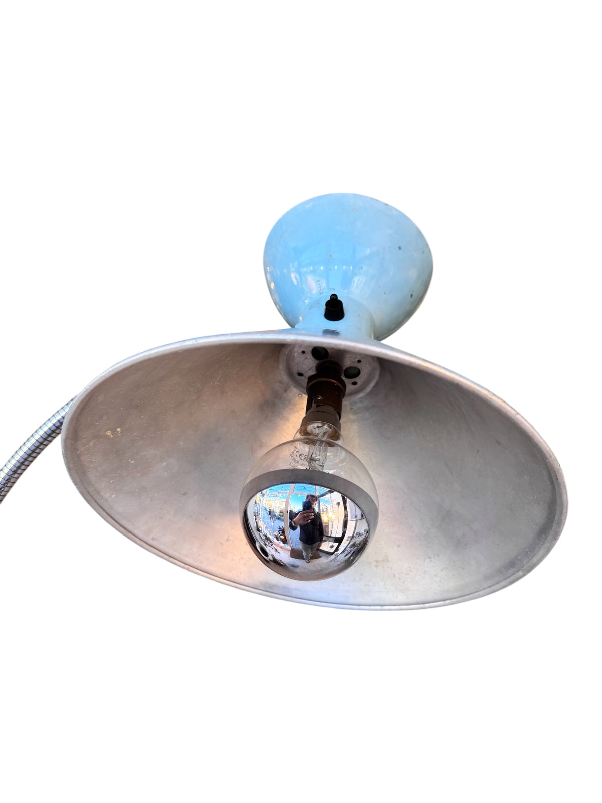 Original Diablo Maison Lanel Swan Neck Lamp, 1950