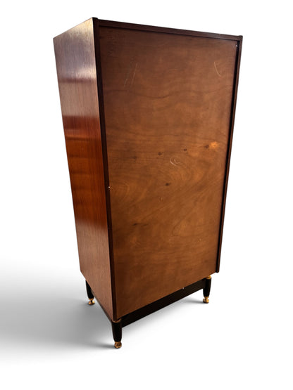 Gplan Tola Mahogany Tall boy Chest of Drawers designed by Victor Wilkinson, 1966