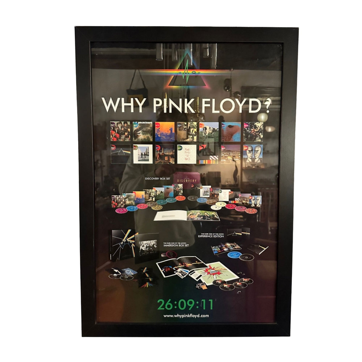 Pink Floyd David Gilmour Poster Double Sided Original Discovery Box Set, 2011