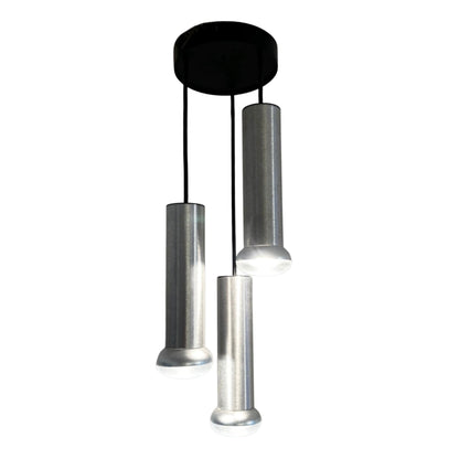 Mid Century Modern Thorn Lighting Tubular Steel Trio Ceiling Pendant, 1960