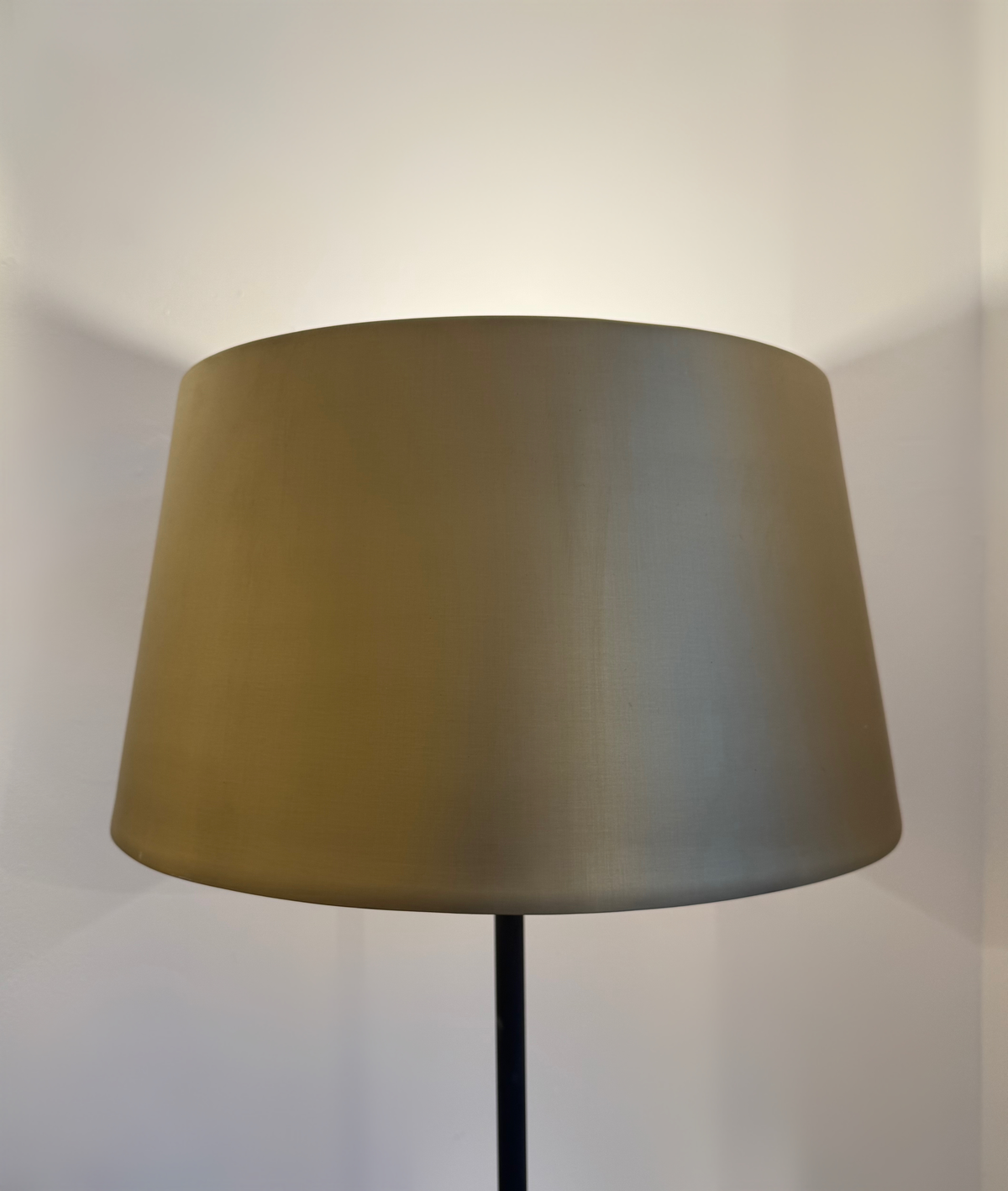 Tom Dixon Base Floor Lamp with Pyramid Stem & Brass Shade image 1