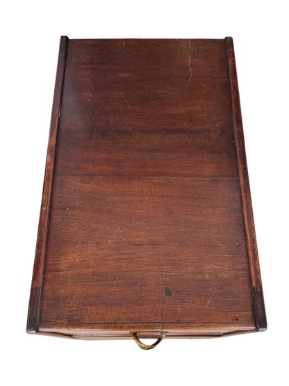 Edwardian Turn of the century Filing cabinet in Mahogany with original Handles image 5
