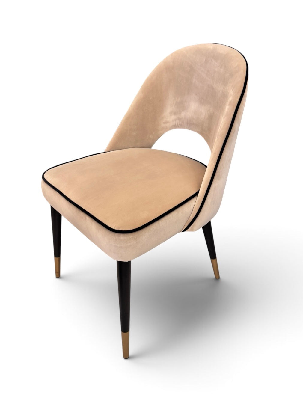 Pair of Eichholtz Cliff Collection Dining Chairs finished in Alcantara Suede  image 2