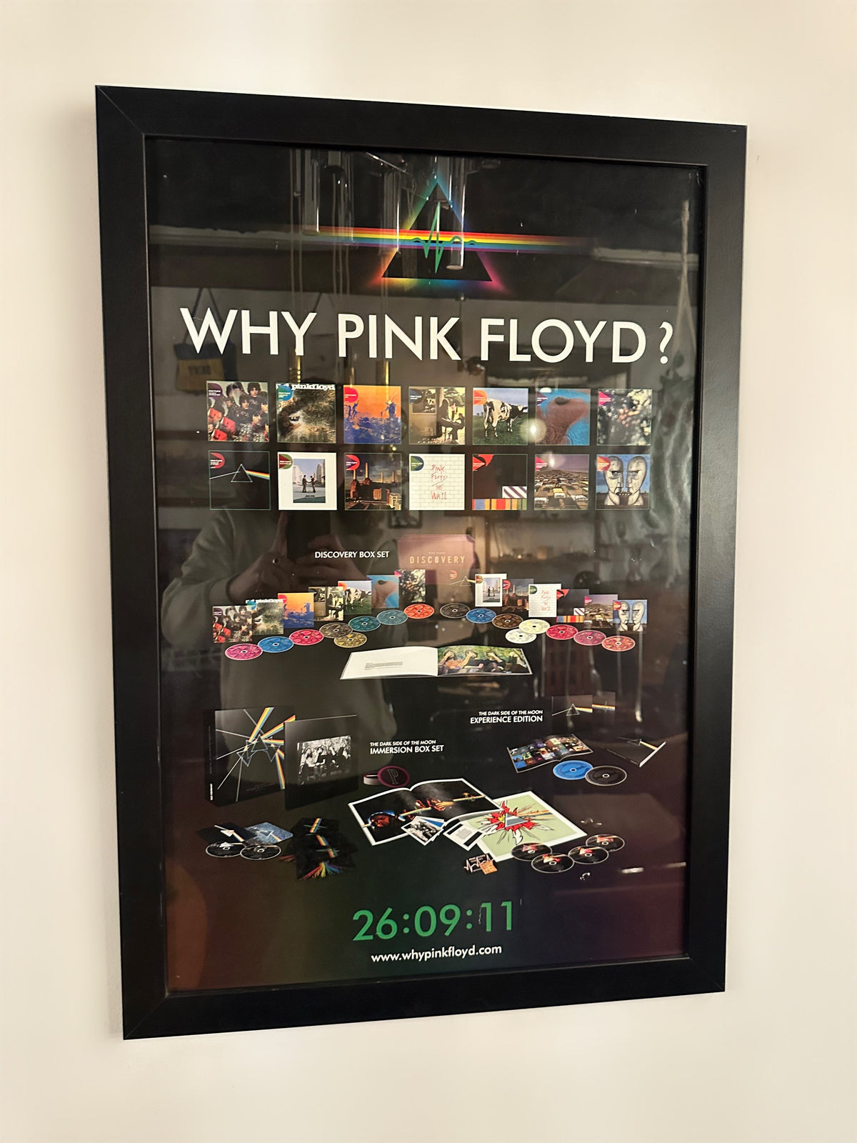 Pink Floyd David Gilmour Poster Double Sided Original Discovery Box Set, 2011 image 4