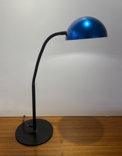 Blue Postmodernist Memphis Style Adjustable Desk Lamp by Conran for Habitat 1983 image 1