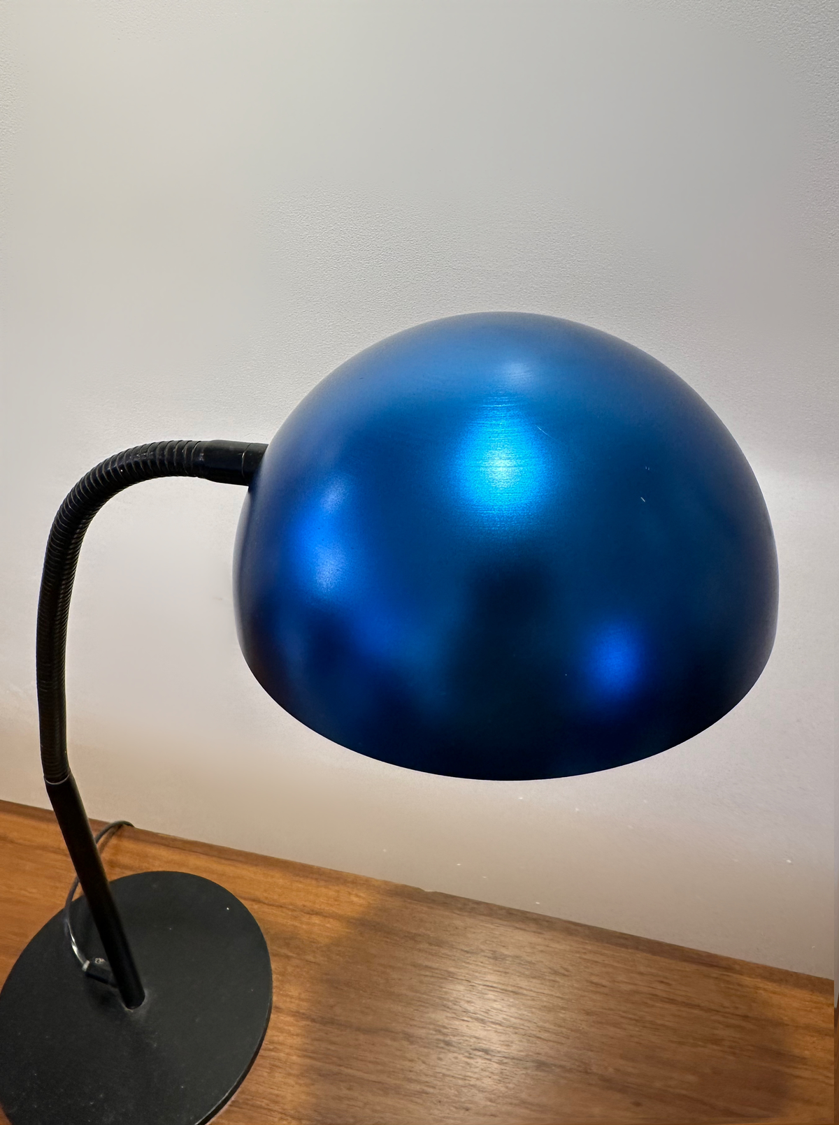 Blue Postmodernist Memphis Style Adjustable Desk Lamp by Conran for Habitat 1983 image 3