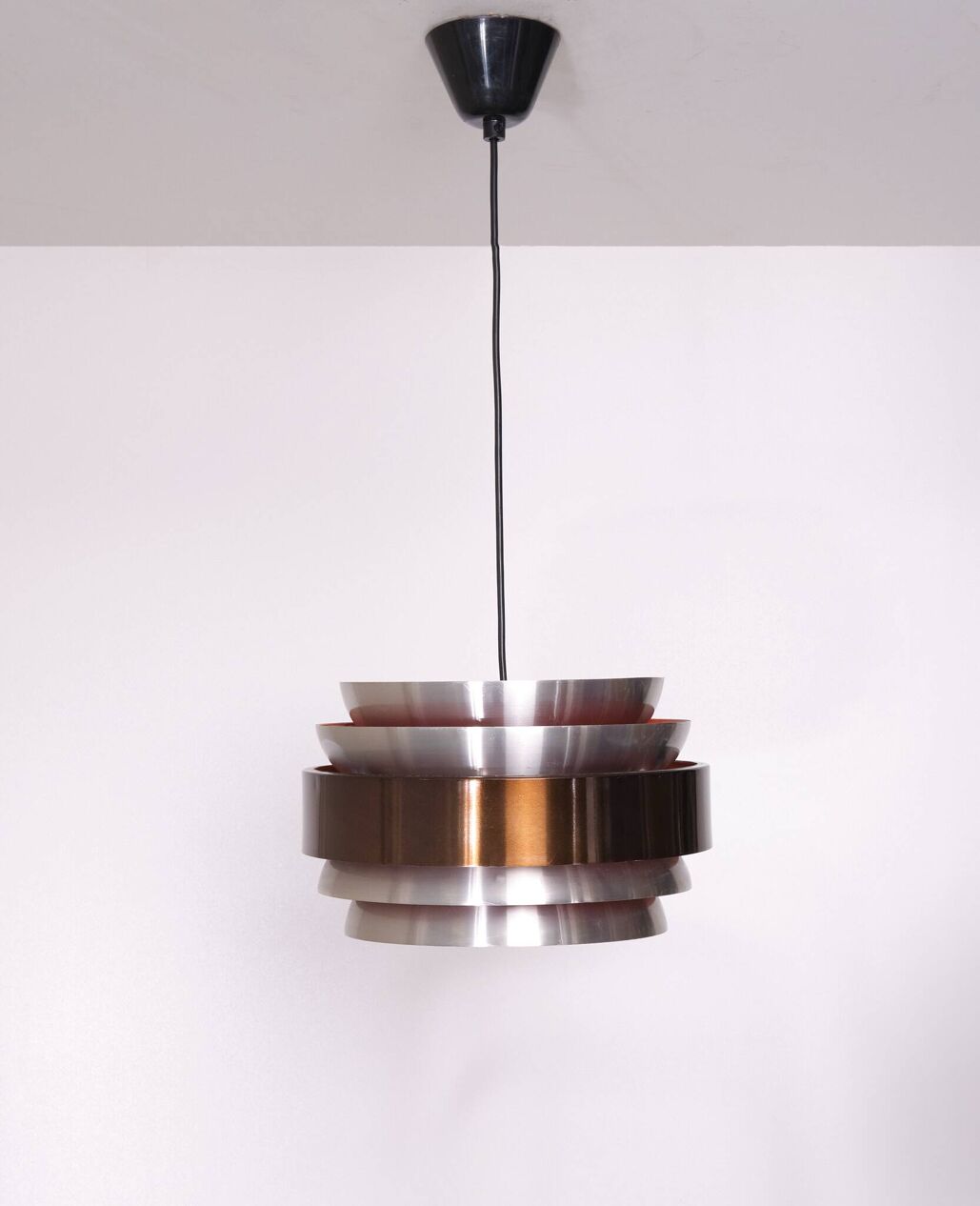 Mid century Dutch Pendant Light by Lakro Amstelveen, 1966 image 2