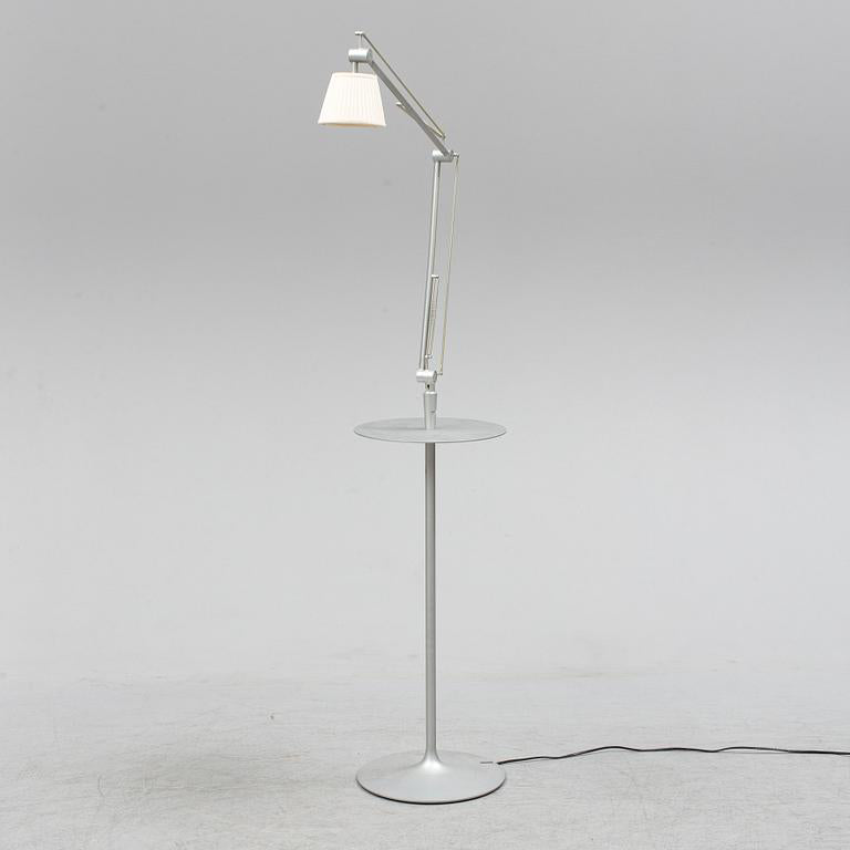Philippe Starck for Flos Italy, Achimoon Table & Lamps with Pleated Fabric Shade image 3