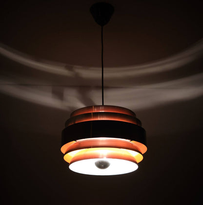 Mid century Dutch Pendant Light by Lakro Amstelveen, 1966 image 7