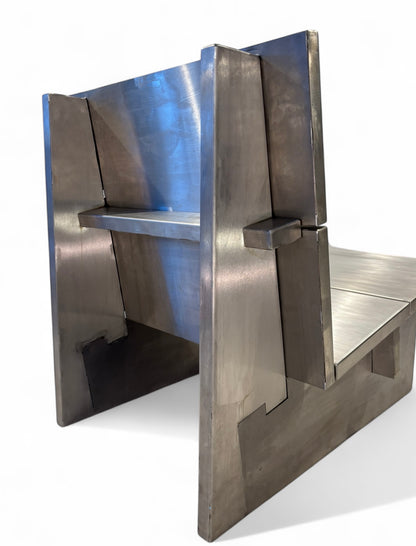 Contemporary Stainless Steel Chairs Designed by an Architect   image 8