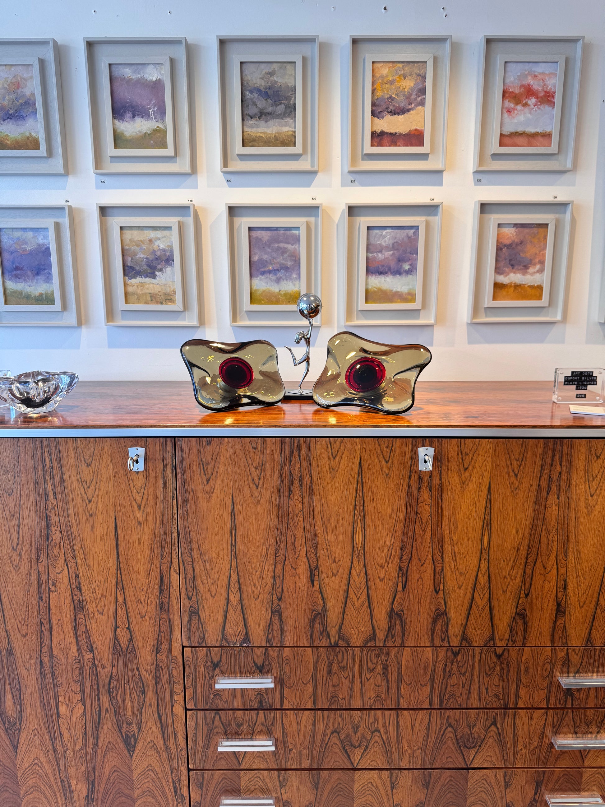Bespoke Pair of Murano Glass Handles for Seifert Architects, 1970 image 2